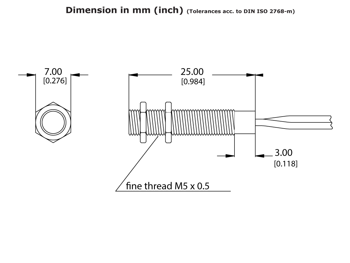 MK11 Stainless Steel Series Reed Sensor | Standex Detect
